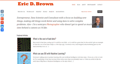 Desktop Screenshot of ericbrown.com